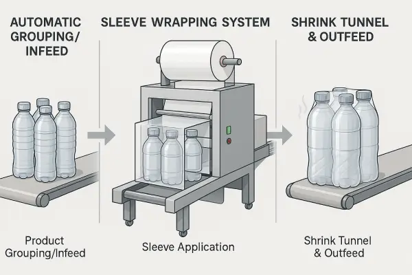 sleeve wrapping workflow