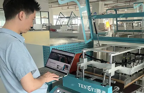 debug the L bar shrink wrap machine