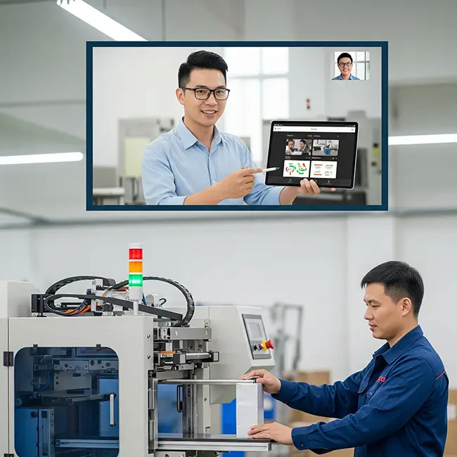 trouble shooting by hengyi technical person