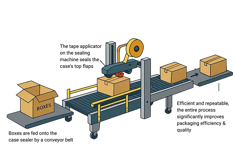 how does the case cealer works