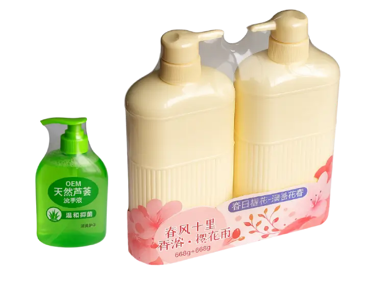 Shrink wrapped bottles