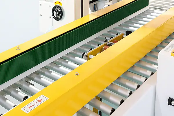 semi automatic case sealer PVC belt detail