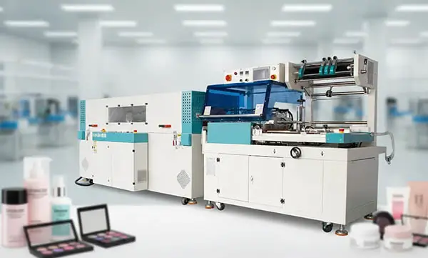 shrink wrap machine for cosmetic products