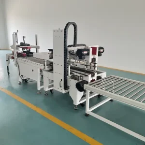 Random Case Sealer with Stainless Steel Conveyor